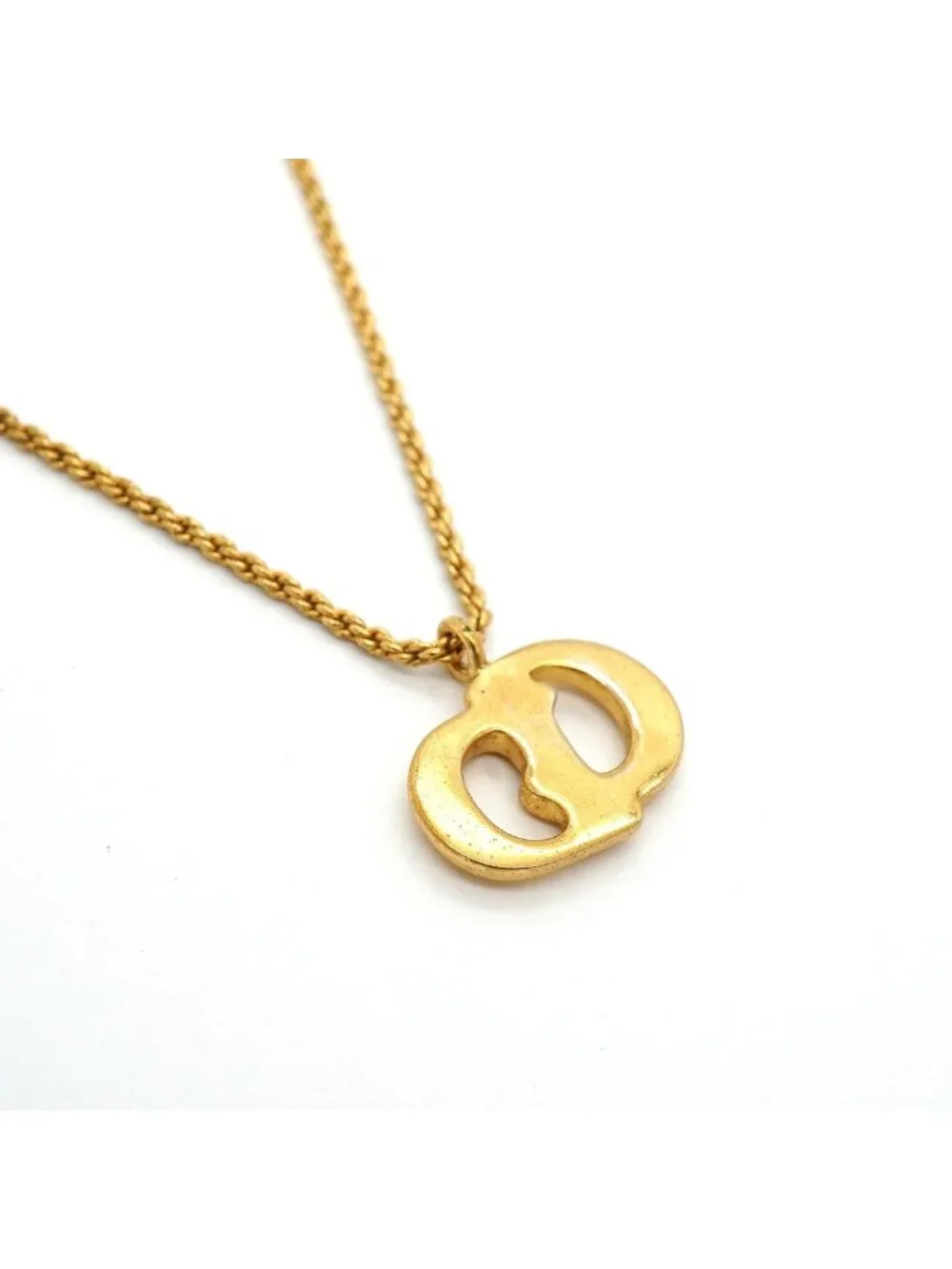 Dior Necklace CD Logo Gold Plated